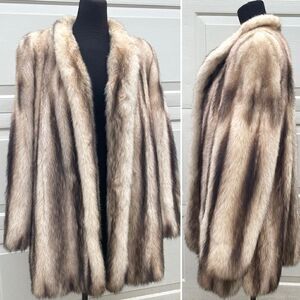 Neiman Marcus Sorbara Fitch Fur Coat